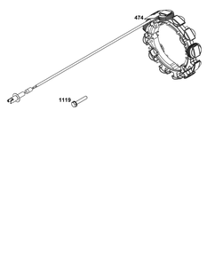 Alternator Group Diagram and Parts List for 10V336-0034-H7 100000 - 19Z999 Briggs and Stratton Engine
